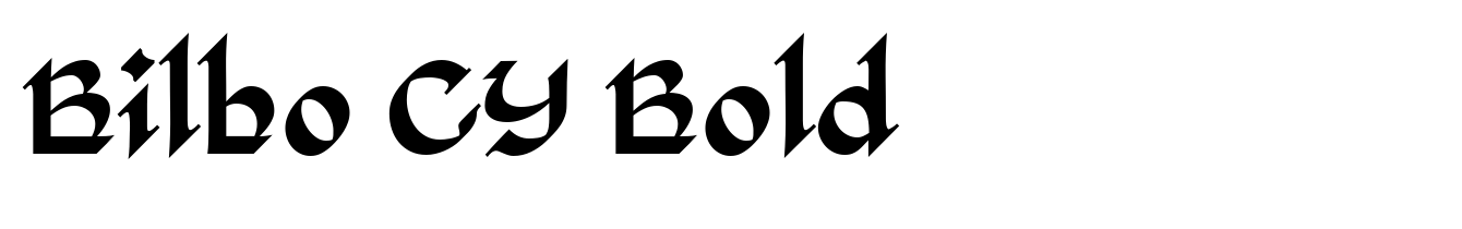 Bilbo CY Bold